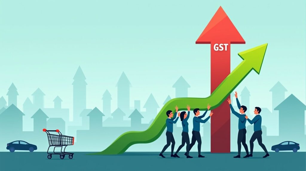 बड़ा आर्थिक प्रोत्साहन: क्या जीएसटी दर में कटौती से आएगी खपत में तेजी? 1 GST क्या जीएसटी दर में कटौती से आएगी खपत में तेजी
